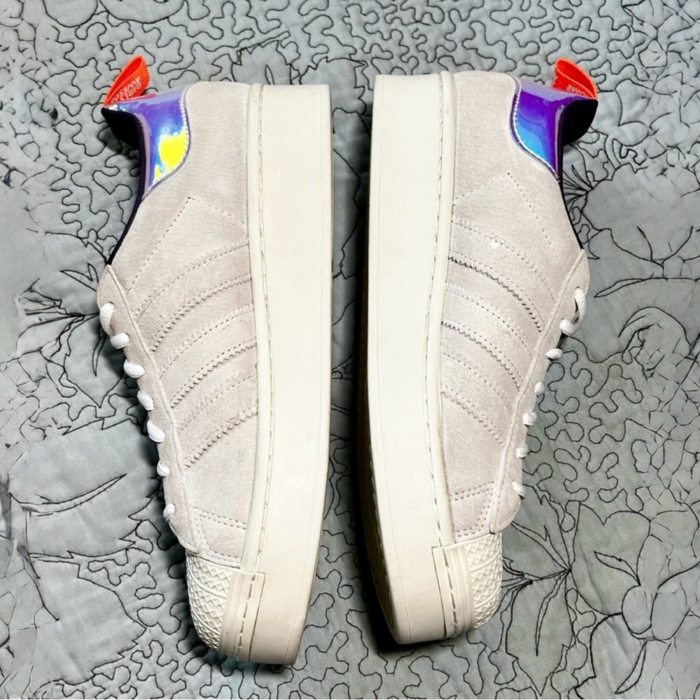 Adidas x Girls Are Awesome Superstar Plateau Women's size 8.5 FW8084 2020💛 - Picture 4 of 15